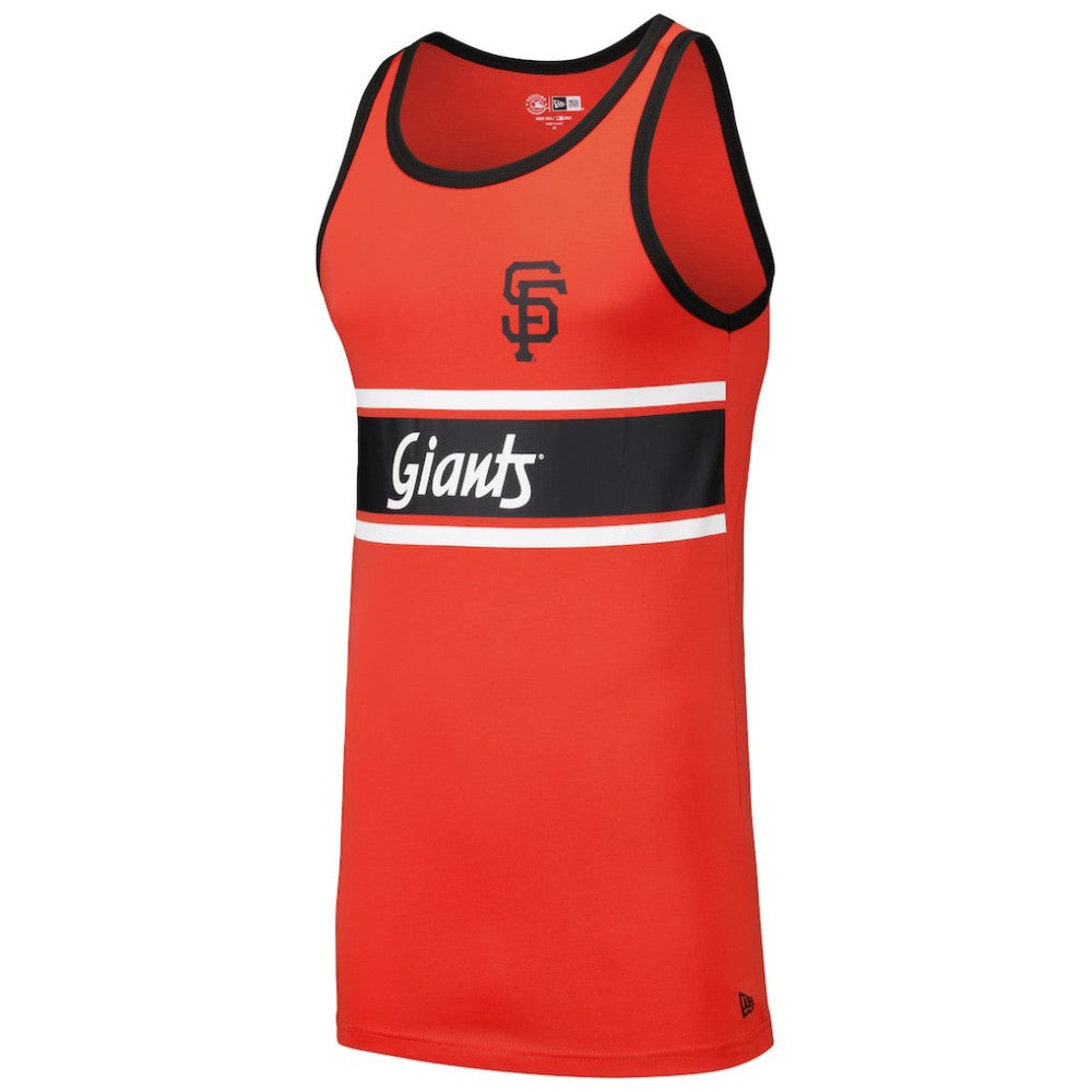 San Francisco Giants Jersey Ringer Tank Top Orange