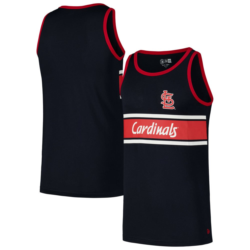 St. Louis Cardinals Jersey Ringer Tank Top Navy