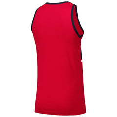 Atlanta Braves Jersey Ringer Tank Top Red