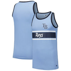 Tampa Bay Rays Jersey Ringer Tank Top Light Blue