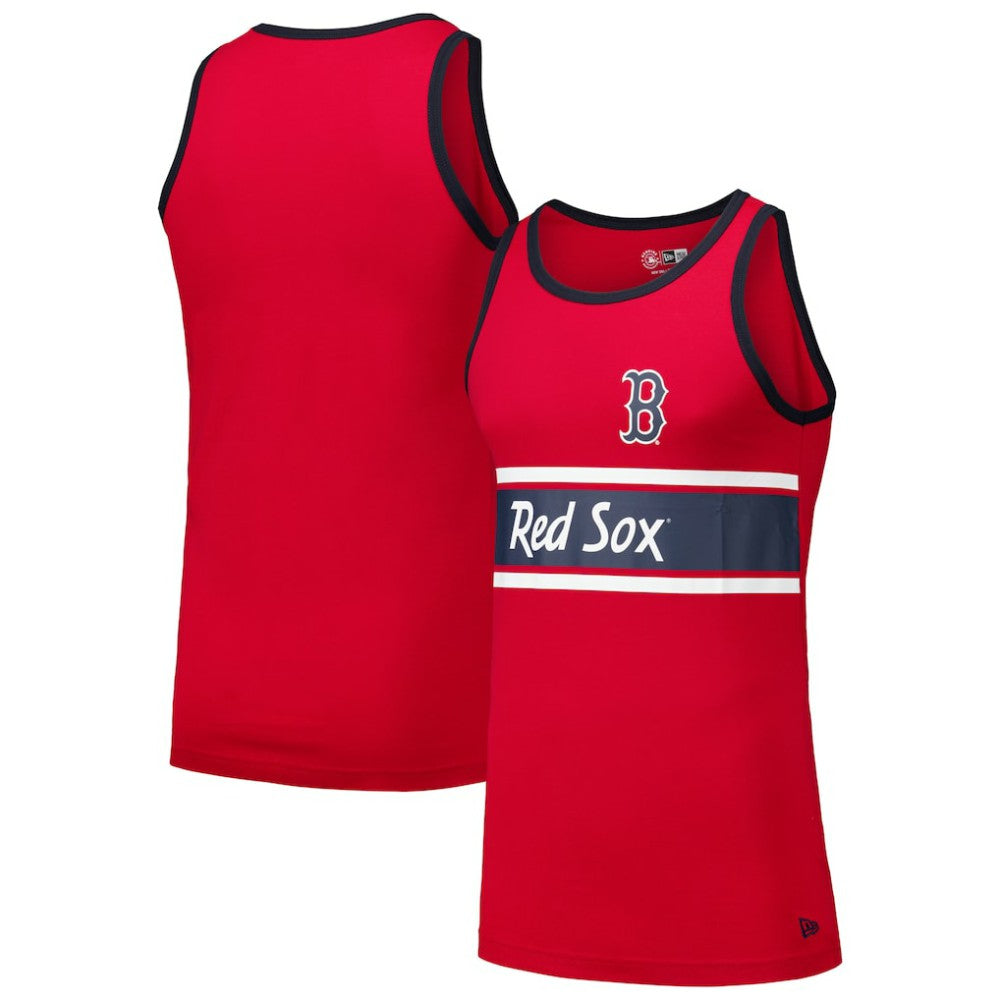 Boston Red Sox Jersey Ringer Tank Top Red