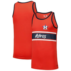 Houston Astros Jersey Ringer Tank Top Orange