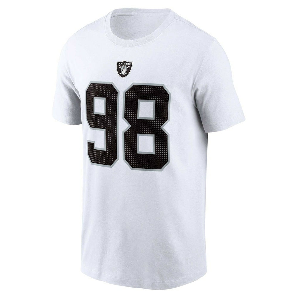 Maxx Crosby Las Vegas Raiders Player Name & Number T-Shirt - White outlet