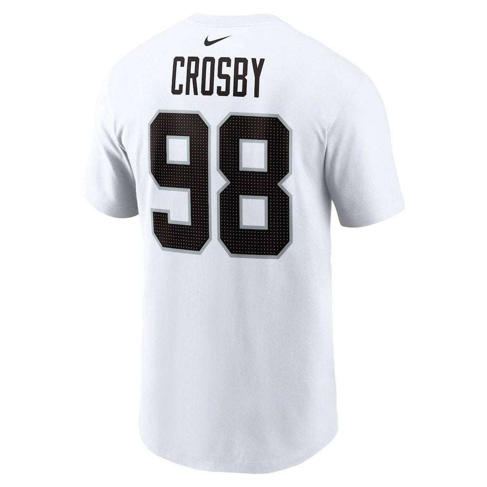 Maxx Crosby Las Vegas Raiders Player Name & Number T-Shirt - White outlet