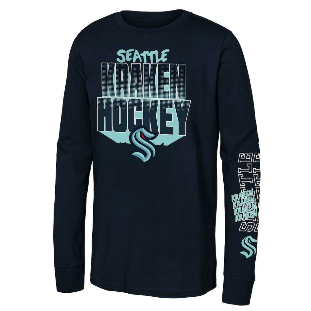 Seattle Kraken Youth Deep Sea Blue - Navy