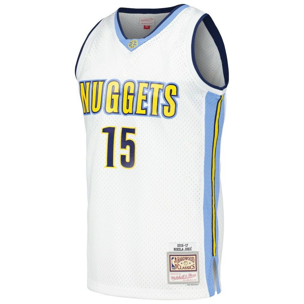 Nikola Jokic Denver Nuggets 2016/17 Throwback Swingman Jersey sale - White outlet