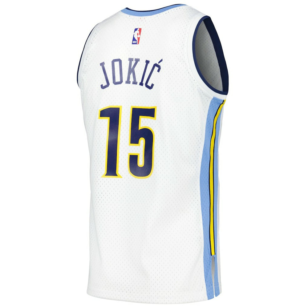 Nikola Jokic Denver Nuggets 2016/17 Throwback Swingman Jersey sale - White outlet