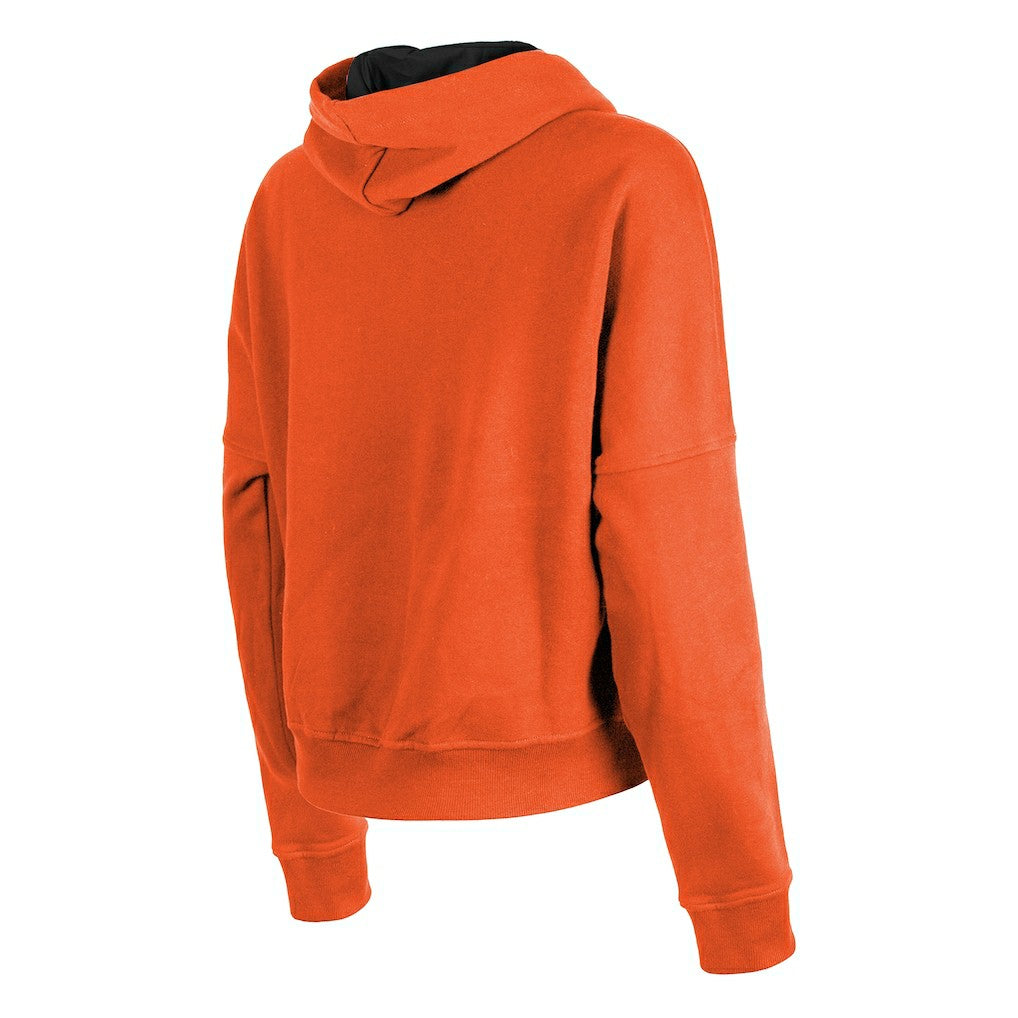 Cincinnati Bengals New Era Women's Boxy Pullover Hoodie - Orange on sale