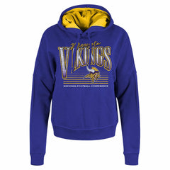Minnesota Vikings New Era Women's Boxy Pullover Hoodie - Purple online