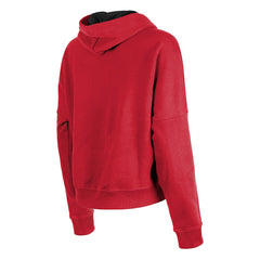 San Francisco 49ers New Era Women's Boxy Pullover Hoodie - Scarlet sale