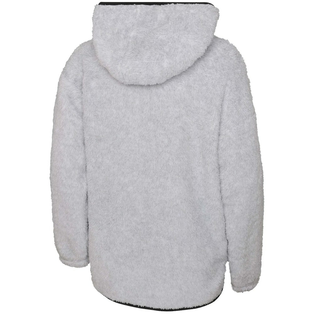 New Jersey Devils Girls Youth Ultimate Teddy Fleece Pullover Hoodie - Gray Jerseys