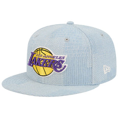 Los Angeles Lakers Injection Denim Patchwork 9FIFTY Snapback Hat - Denim on sale
