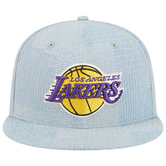 Los Angeles Lakers Injection Denim Patchwork 9FIFTY Snapback Hat - Denim on sale