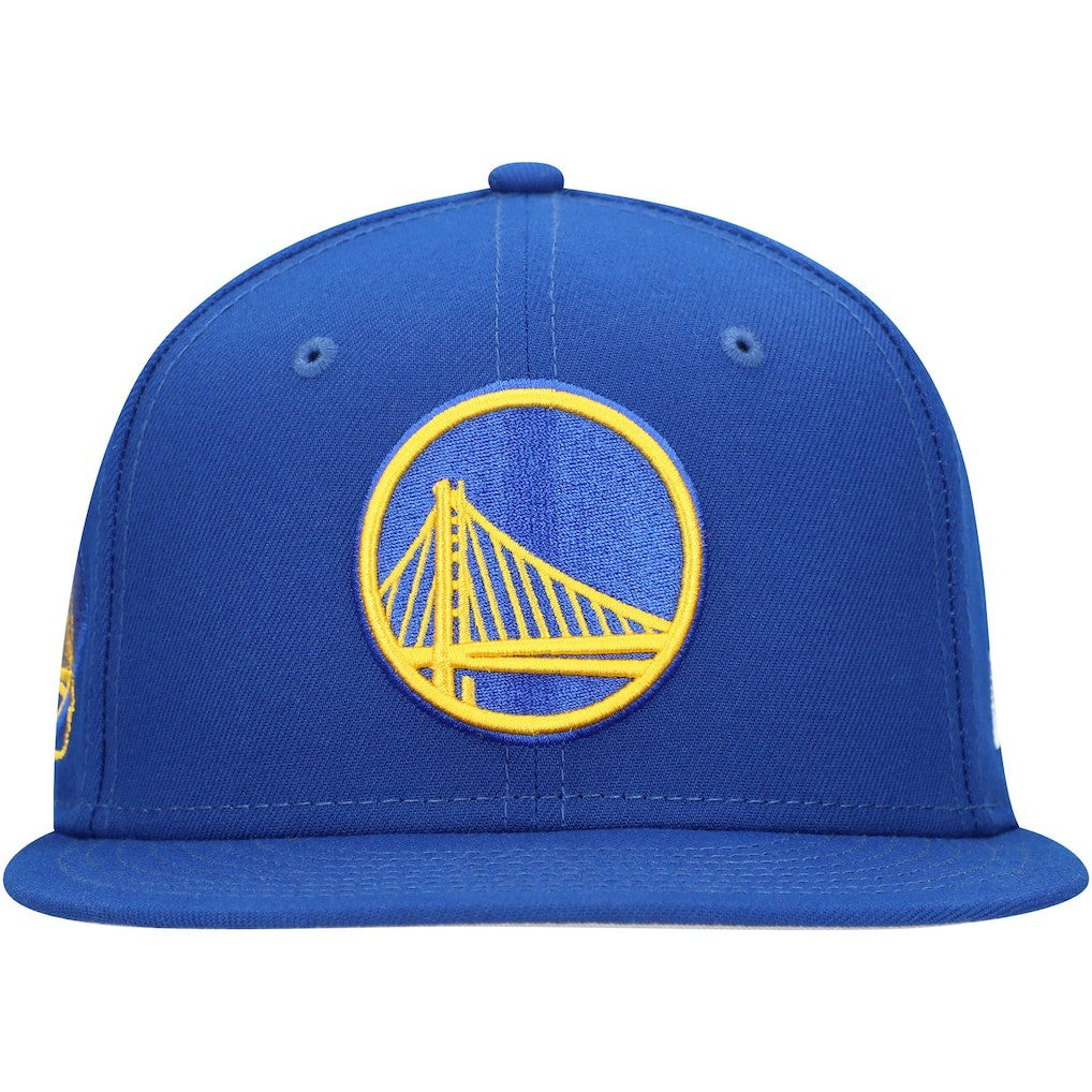 Golden State Warriors Injection State Outline 9FIFTY Snapback Hat sale - Royal on sale