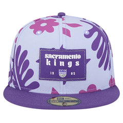 Sacramento Kings Palm Fronds 2-Tone 59FIFTY Fitted Hat - Purple for sale