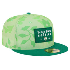 Boston Celtics Palm Fronds 2-Tone 59FIFTY Fitted Hat - Kelly Green on sale