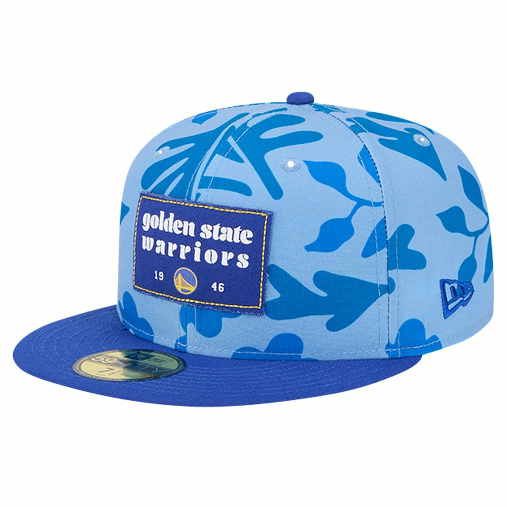 Golden State Warriors Palm Fronds 2-Tone 59FIFTY Fitted Hat sale - Royal cheap