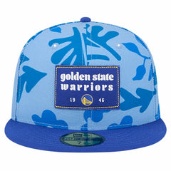 Golden State Warriors Palm Fronds 2-Tone 59FIFTY Fitted Hat sale - Royal cheap