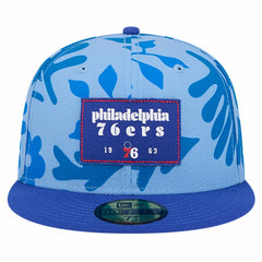 Philadelphia 76ers Palm Fronds 2-Tone 59FIFTY Fitted Hat - Royal online