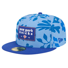 New York Knicks Palm Fronds 2-Tone 59FIFTY Fitted Hat - Blue outlet