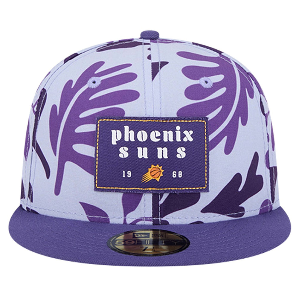 Phoenix Suns Palm Fronds 2-Tone 59FIFTY Fitted Hat - Purple discount