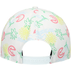 Atlanta Hawks Palm Trees and Waves Golfer Adjustable Hat - White discount