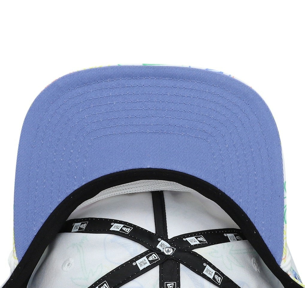 Golden State Warriors Palm Trees and Waves Golfer Adjustable Hat sale - White sale