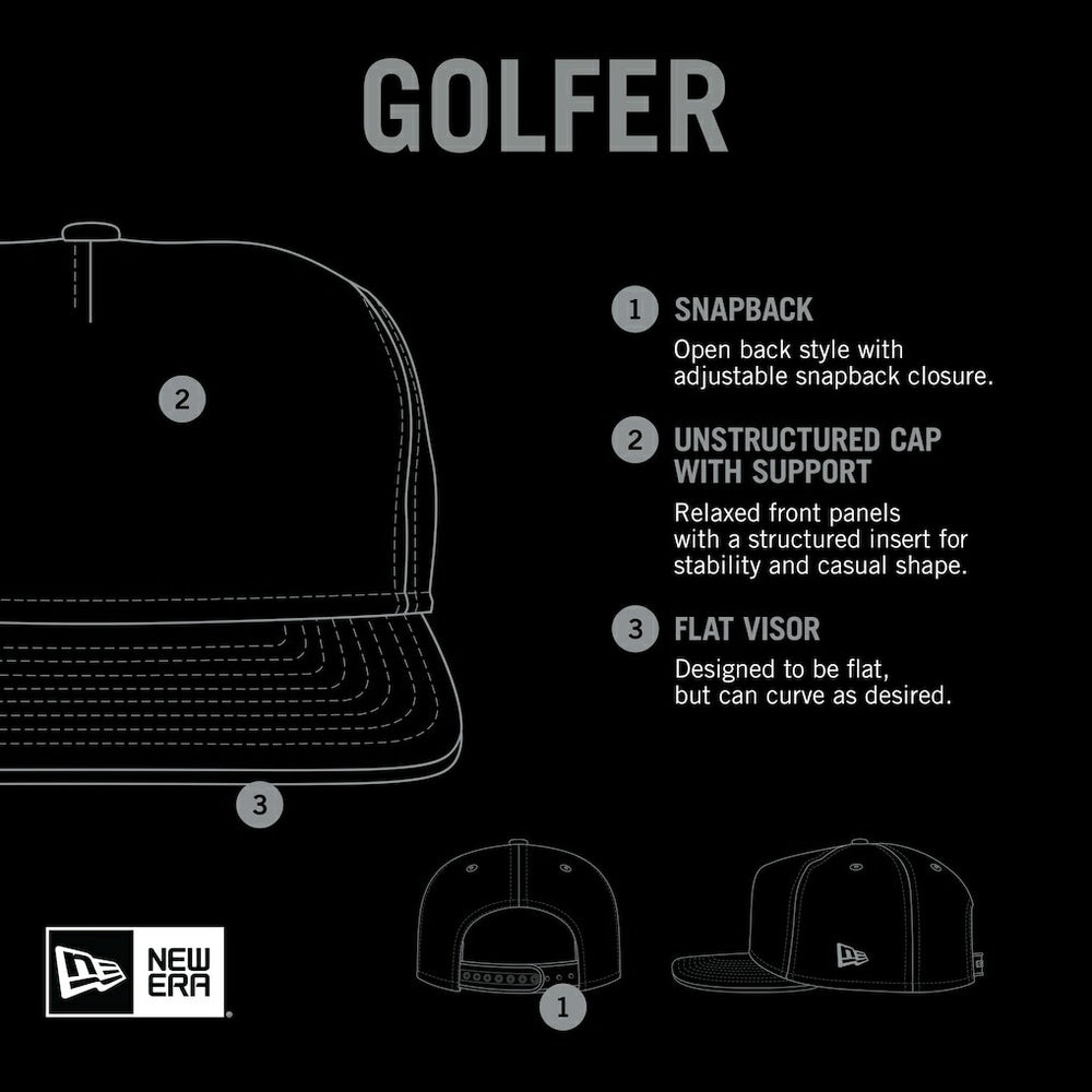Golden State Warriors Palm Trees and Waves Golfer Adjustable Hat sale - White sale