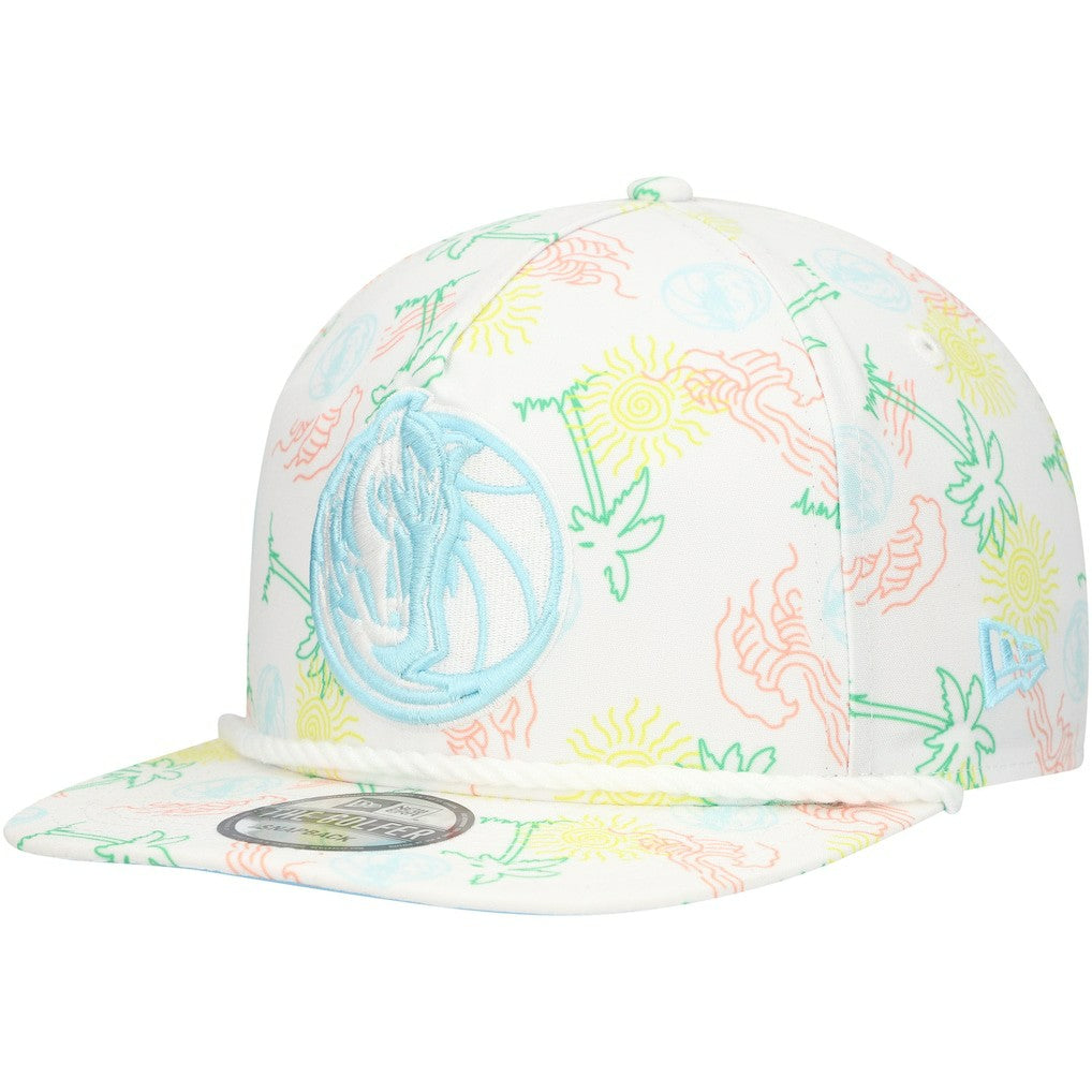 Dallas Mavericks Palm Trees and Waves Golfer Adjustable Hat sale - White shop