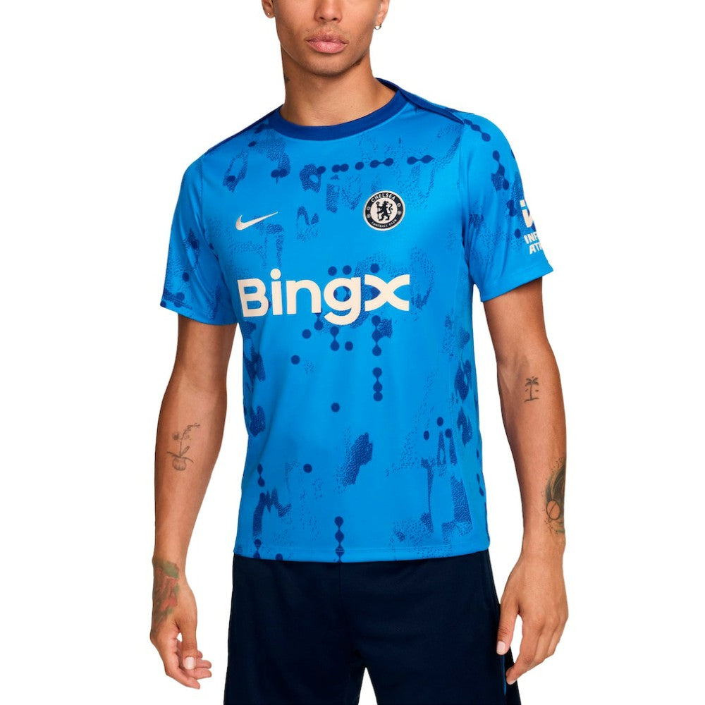 Chelsea 2024/25 Academy Pro Pre-Match Top - Blue online