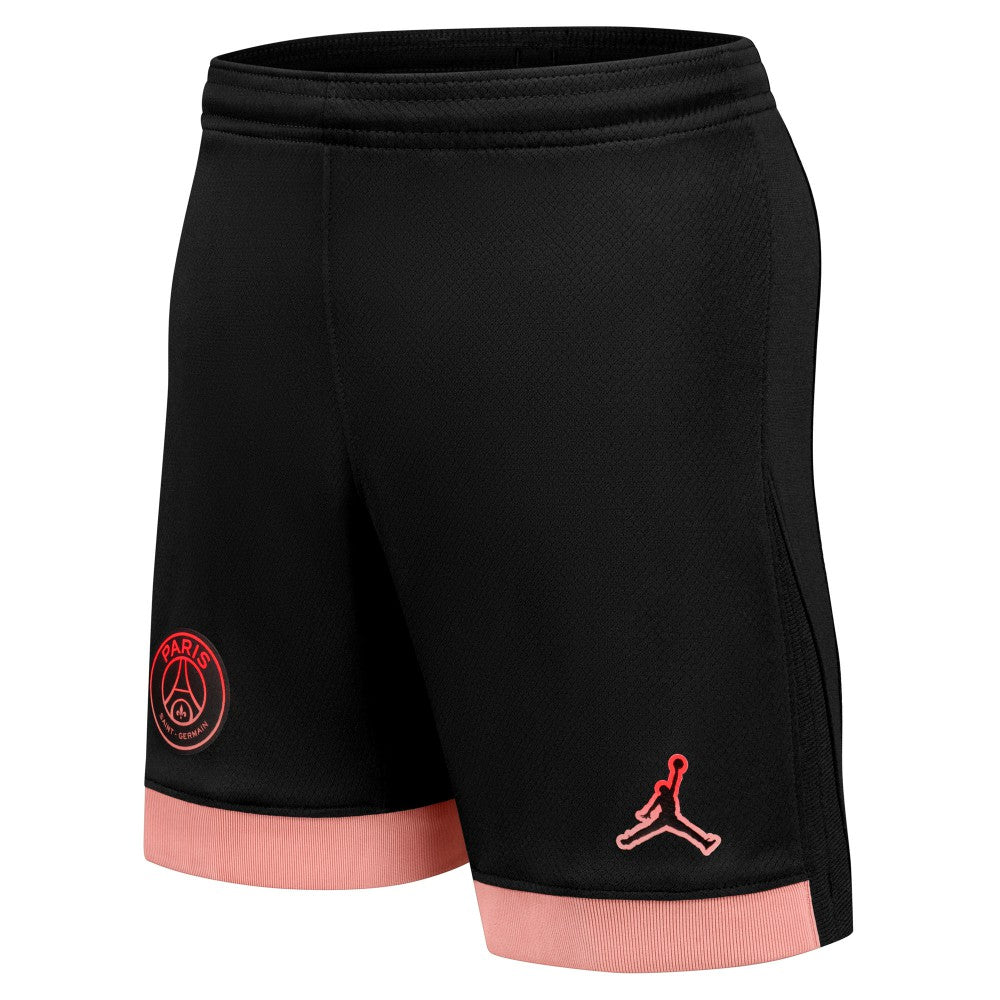 Paris Saint-Germain Jordan Brand Youth 2024/25 Third Stadium Shorts - Black sale