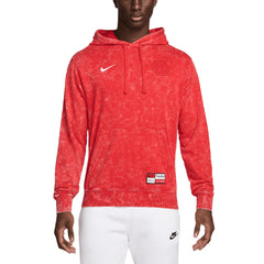 Paris Saint-Germain Club Washed Pullover Hoodie - Red on sale