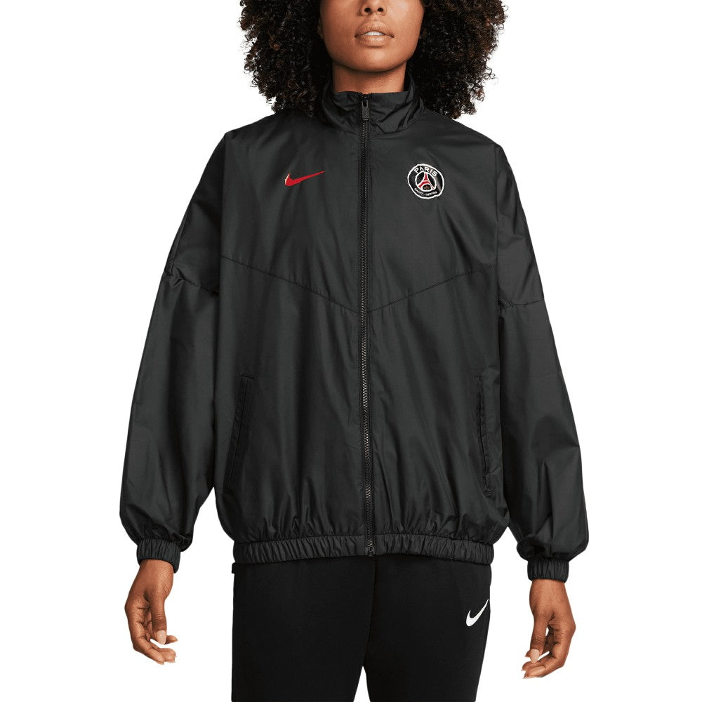 Paris Saint-Germain Women's Essential Windrunner Full-Zip Jacket - Black cheap