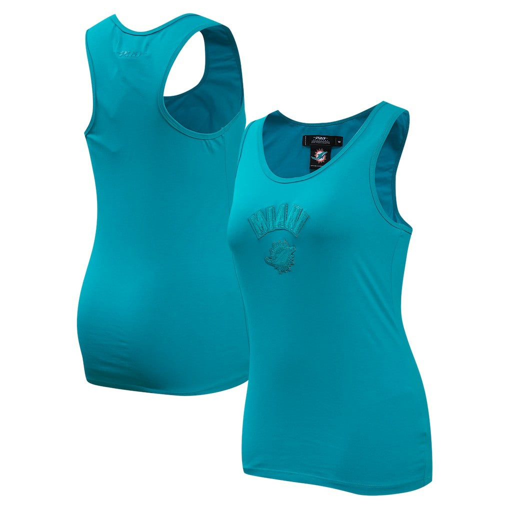 Miami Dolphins Pro Standard Women's Triple Tonal Racerback Tank Top - Aqua online