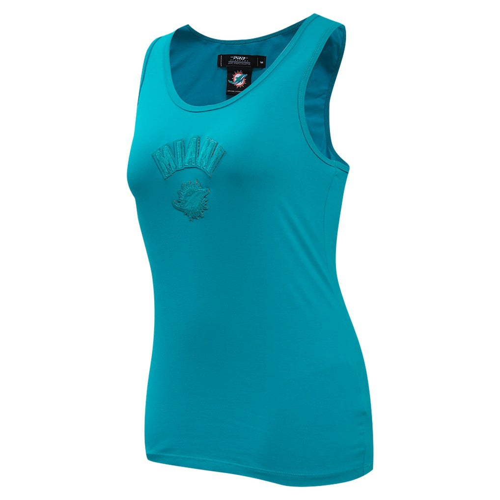 Miami Dolphins Pro Standard Women's Triple Tonal Racerback Tank Top - Aqua online