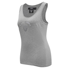 Las Vegas Raiders Pro Standard Women's Triple Tonal Racerback Tank Top - Gray cheap