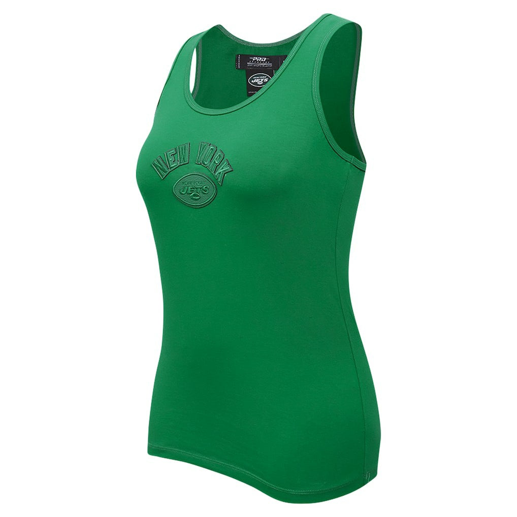New York Jets Pro Standard Women's Triple Tonal Racerback Tank Top - Kelly Green on sale