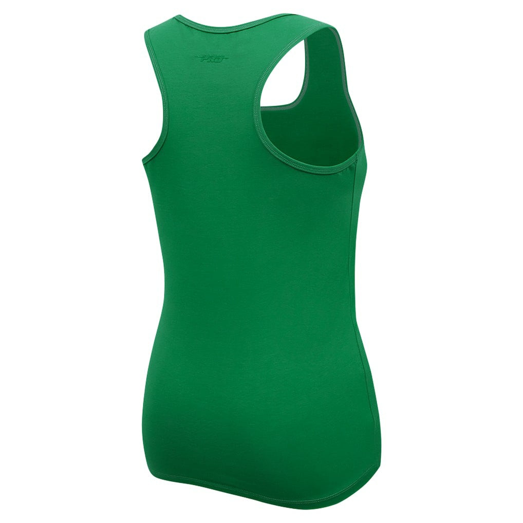 New York Jets Pro Standard Women's Triple Tonal Racerback Tank Top - Kelly Green on sale