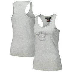 Cincinnati Bengals Pro Standard Women's Triple Tonal Racerback Tank Top - Gray online