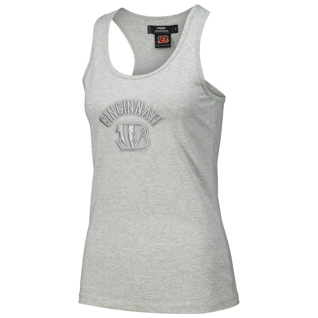 Cincinnati Bengals Pro Standard Women's Triple Tonal Racerback Tank Top - Gray online
