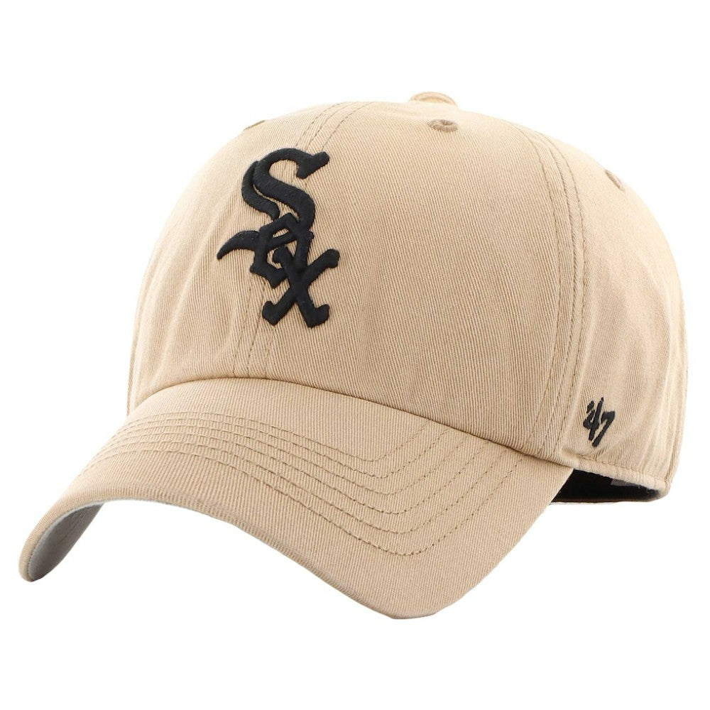 Chicago White Sox Dusted Franchise Fitted Hat Khaki