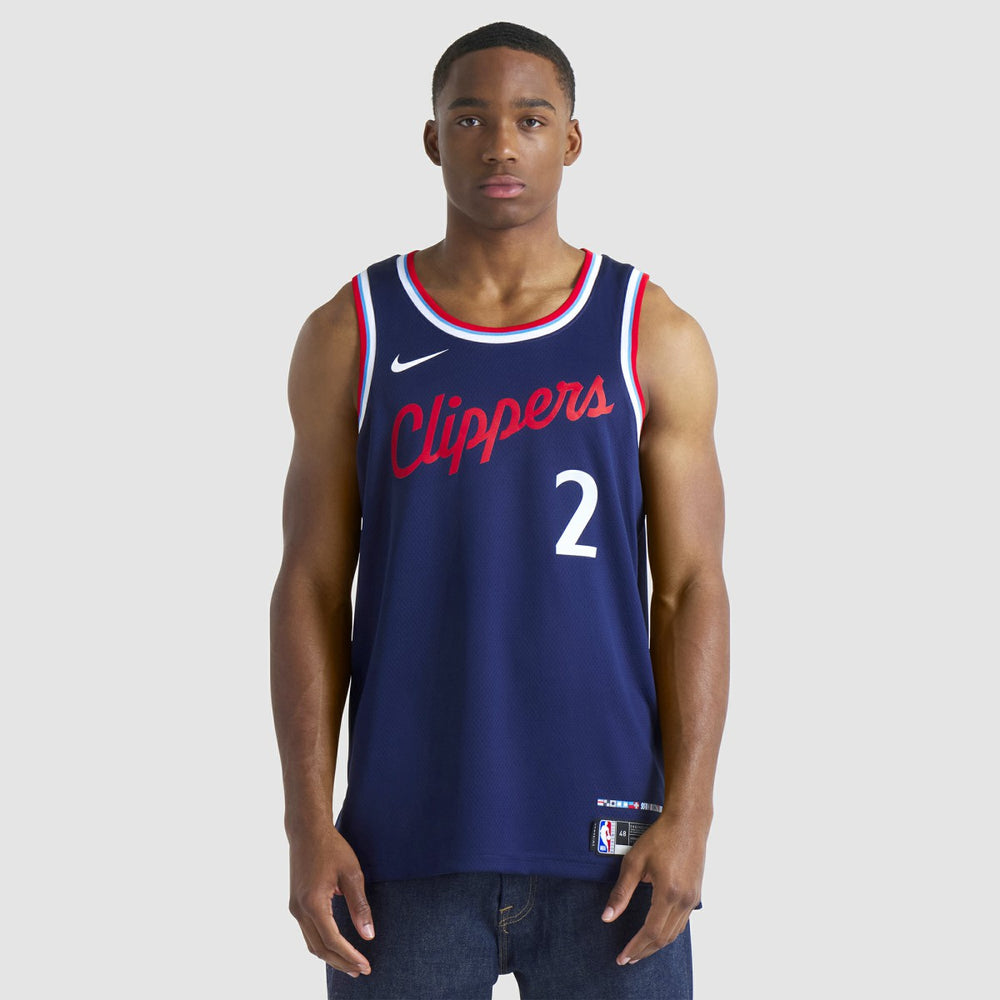 Kawhi Leonard LA Clippers Unisex 2024/25 Swingman Jersey - Navy - Icon Edition shop