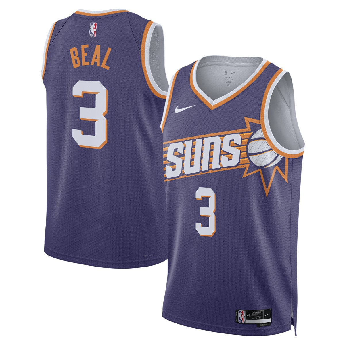 Bradley Beal Phoenix Suns Unisex Swingman Jersey - Icon Edition - Purple shop