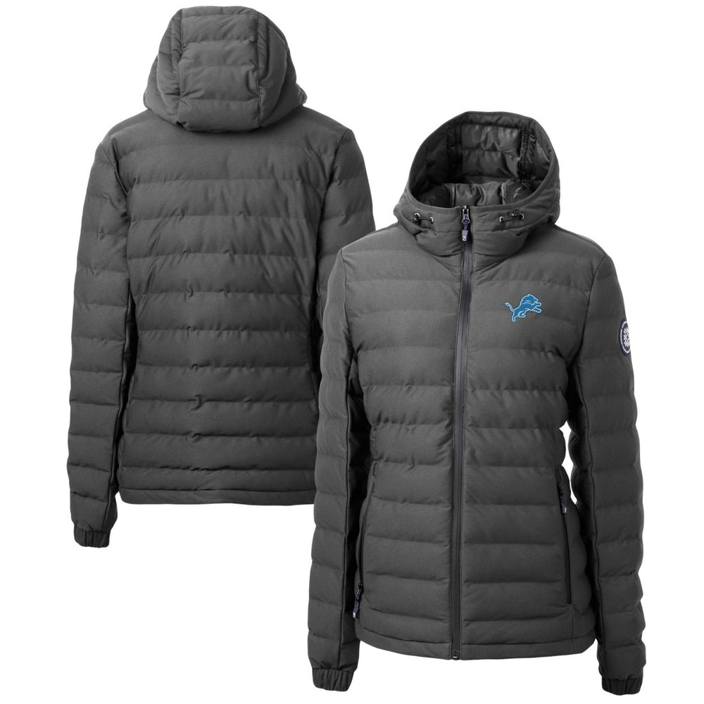 Detroit Lions Cutter & Buck Women's Mission Ridge Repreve Eco Insulated Full-Zip Puffer Jacket - Gray cheap