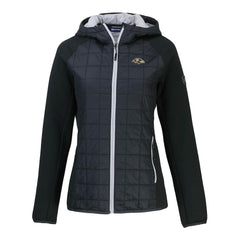 Baltimore Ravens Cutter & Buck Women's Rainier Primaloft Eco Full-Zip Hybrid Jacket - Black for sale