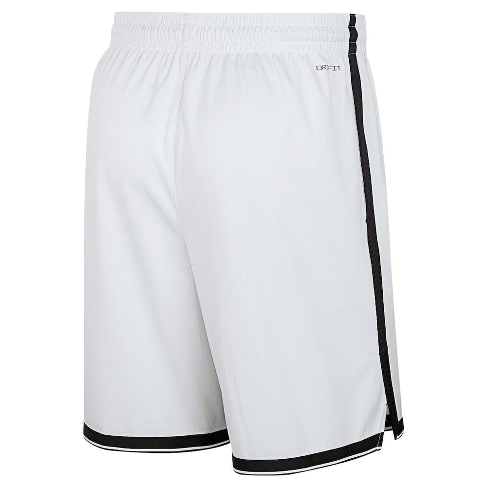 Brooklyn Nets 2024/25 Association Edition Swingman Shorts - White cheap