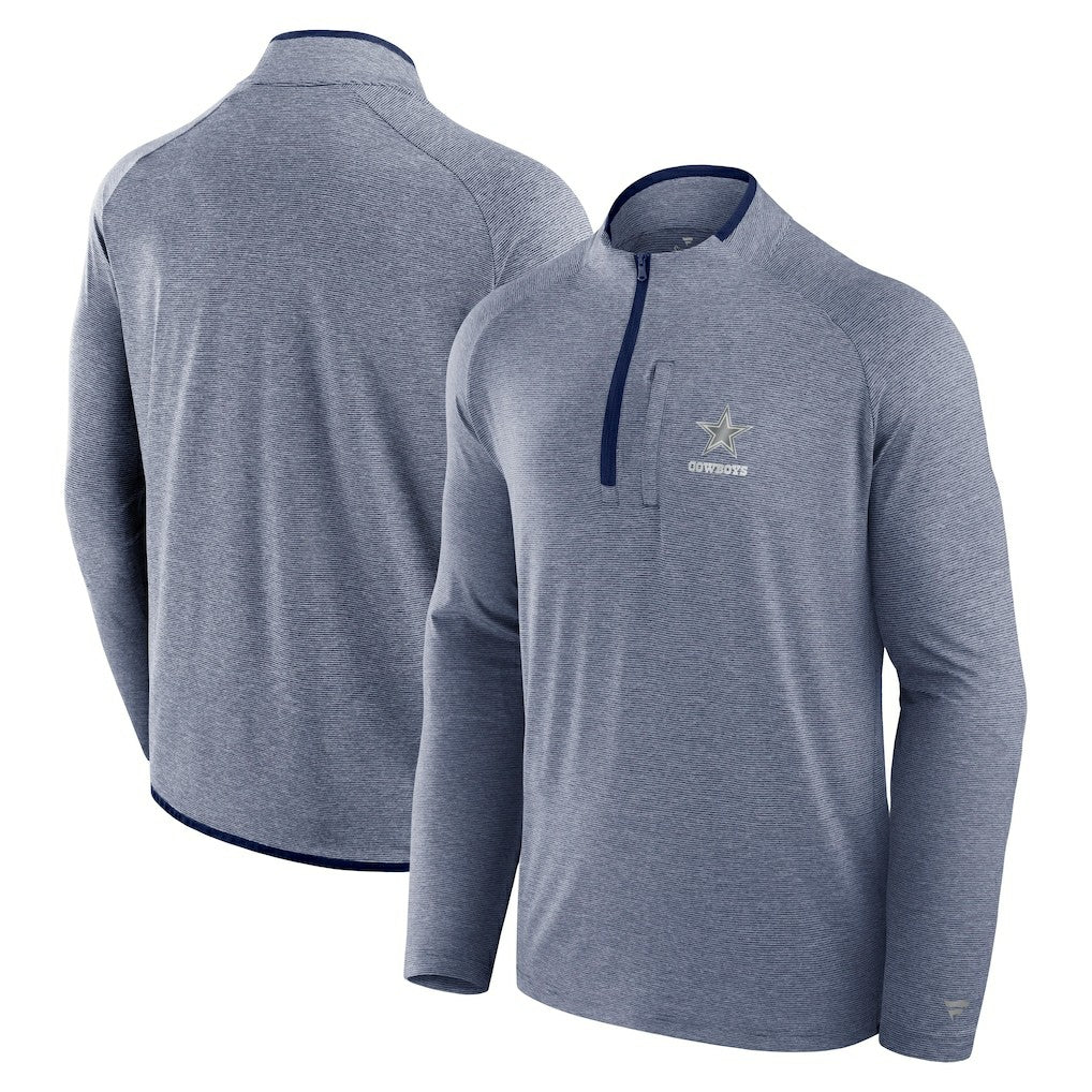 Dallas Cowboys Unisex Front Office Performance Primary Quarter-Zip Jacket - Navy outlet