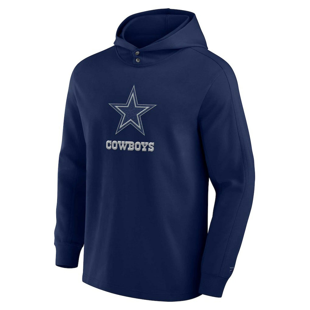 Dallas Cowboys Elements Blaze Tri-Blend Long Sleeve Hoodie T-Shirt - Navy online