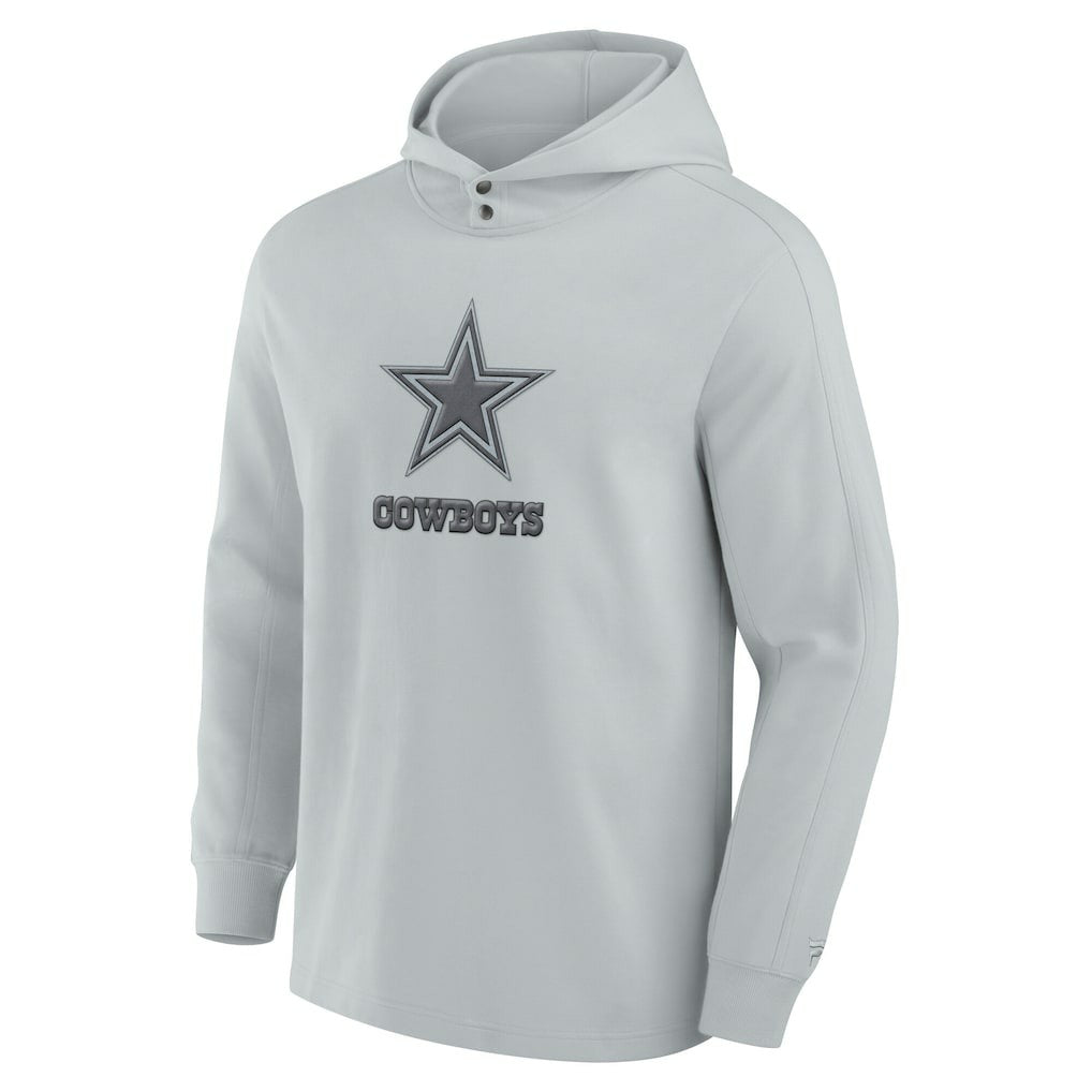 Dallas Cowboys Elements Blaze Tri-Blend Long Sleeve Hoodie T-Shirt - Gray sale