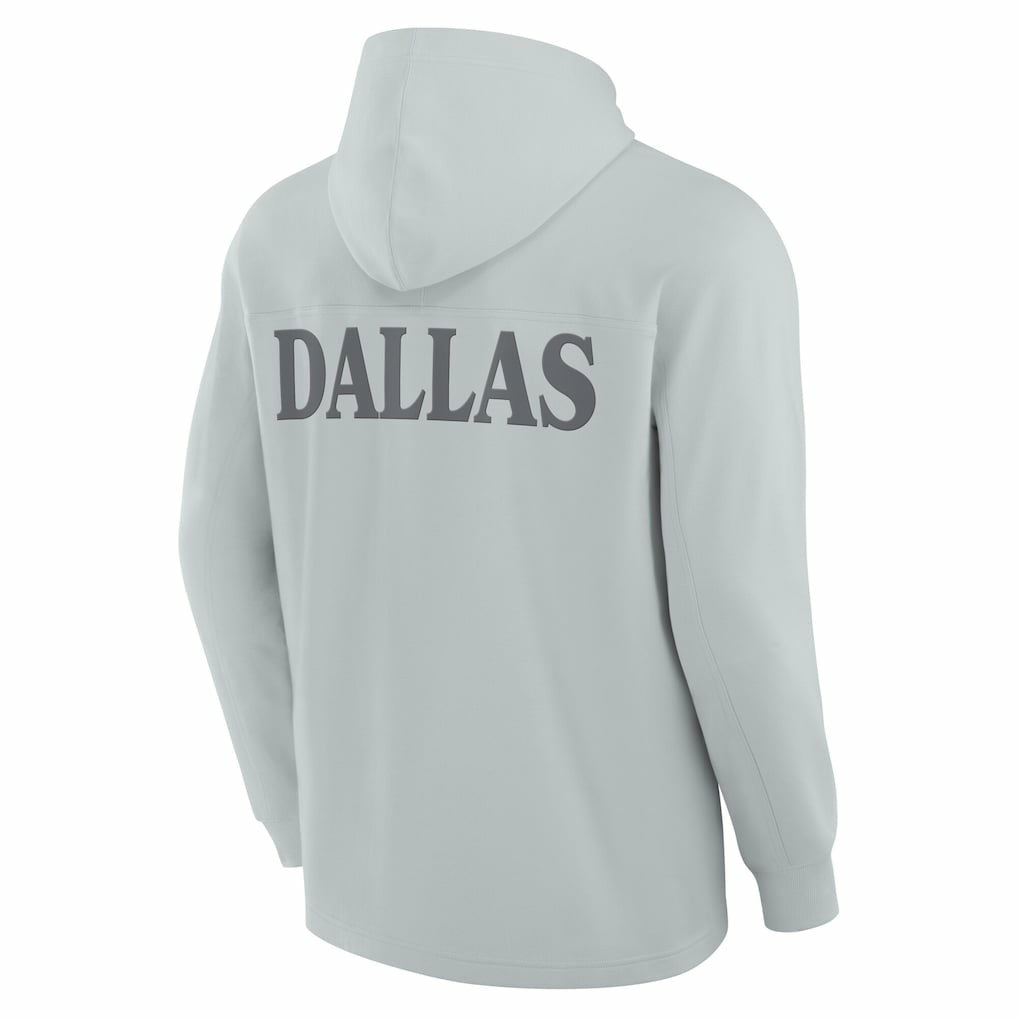 Dallas Cowboys Elements Blaze Tri-Blend Long Sleeve Hoodie T-Shirt - Gray sale